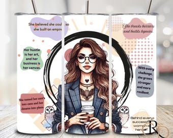 Motivational Tumbler Wrap, Sublimation Tumbler Design, Inspirational Tumbler PNG, instant download, free mockup, 300 dpi