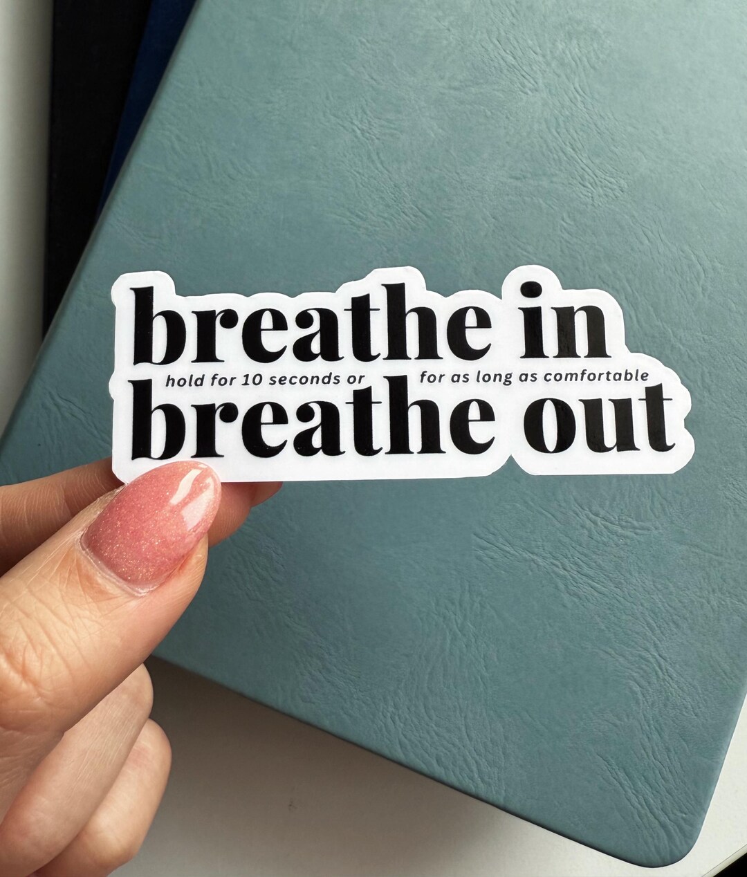 Breathe In/out (inhaler Counseling) Sticker (1x3 In) - Etsy