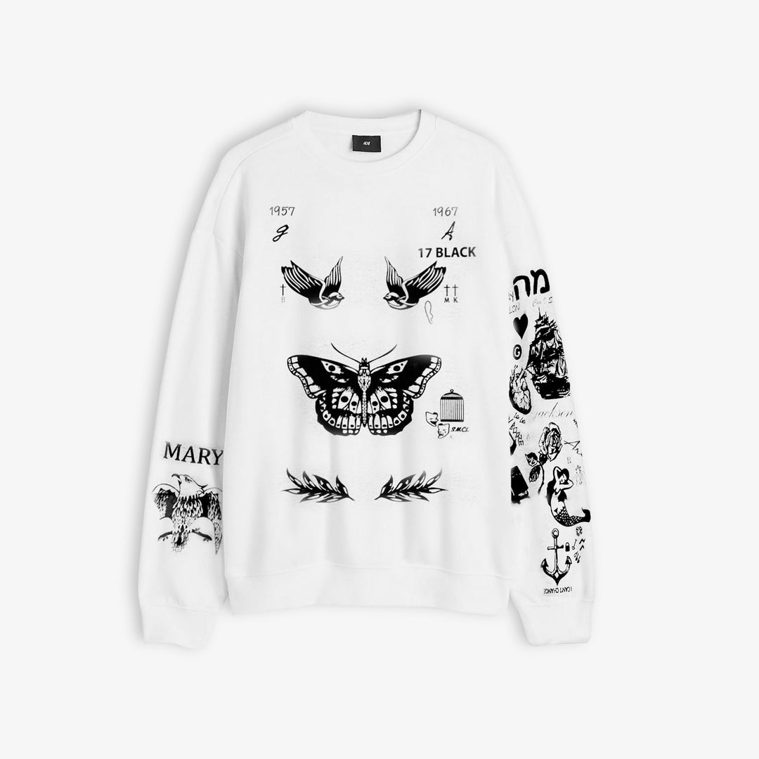 Harry Styles Tattoo Sweatshirt Etsy
