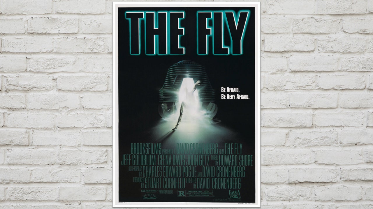 The Fly 1986 Horror Movie Film Poster Print A3 A4 - Etsy