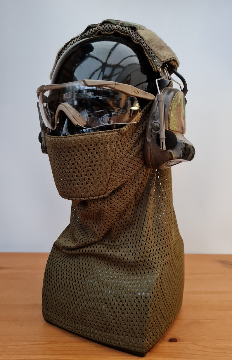Masque de protection des dents snood en filet respirant Airsoft Fabriqué à la main par l'Airsofter britannique image 2