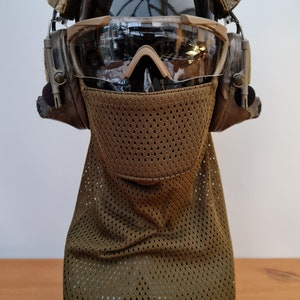 Tactical Airsoft Breathable Mesh Snood Teeth Protection Mask [Handmade By U.K Airsofter]