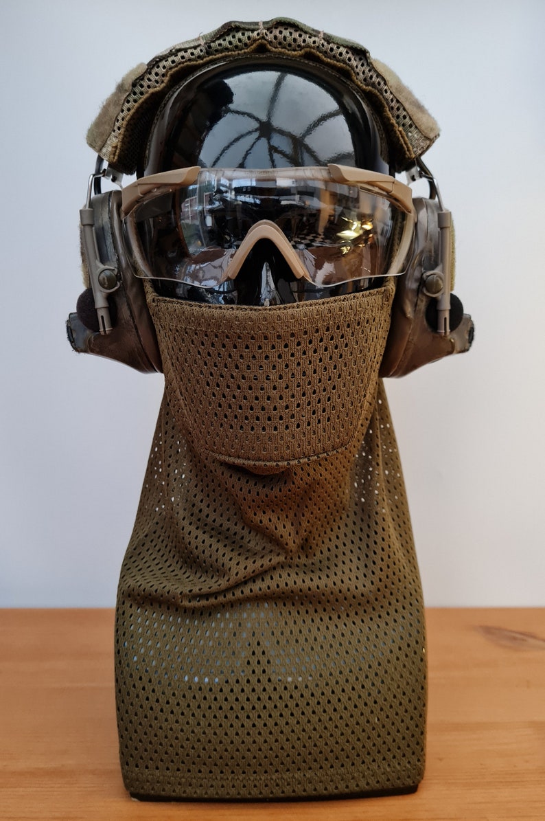 Masque de protection des dents snood en filet respirant Airsoft Fabriqué à la main par l'Airsofter britannique image 1