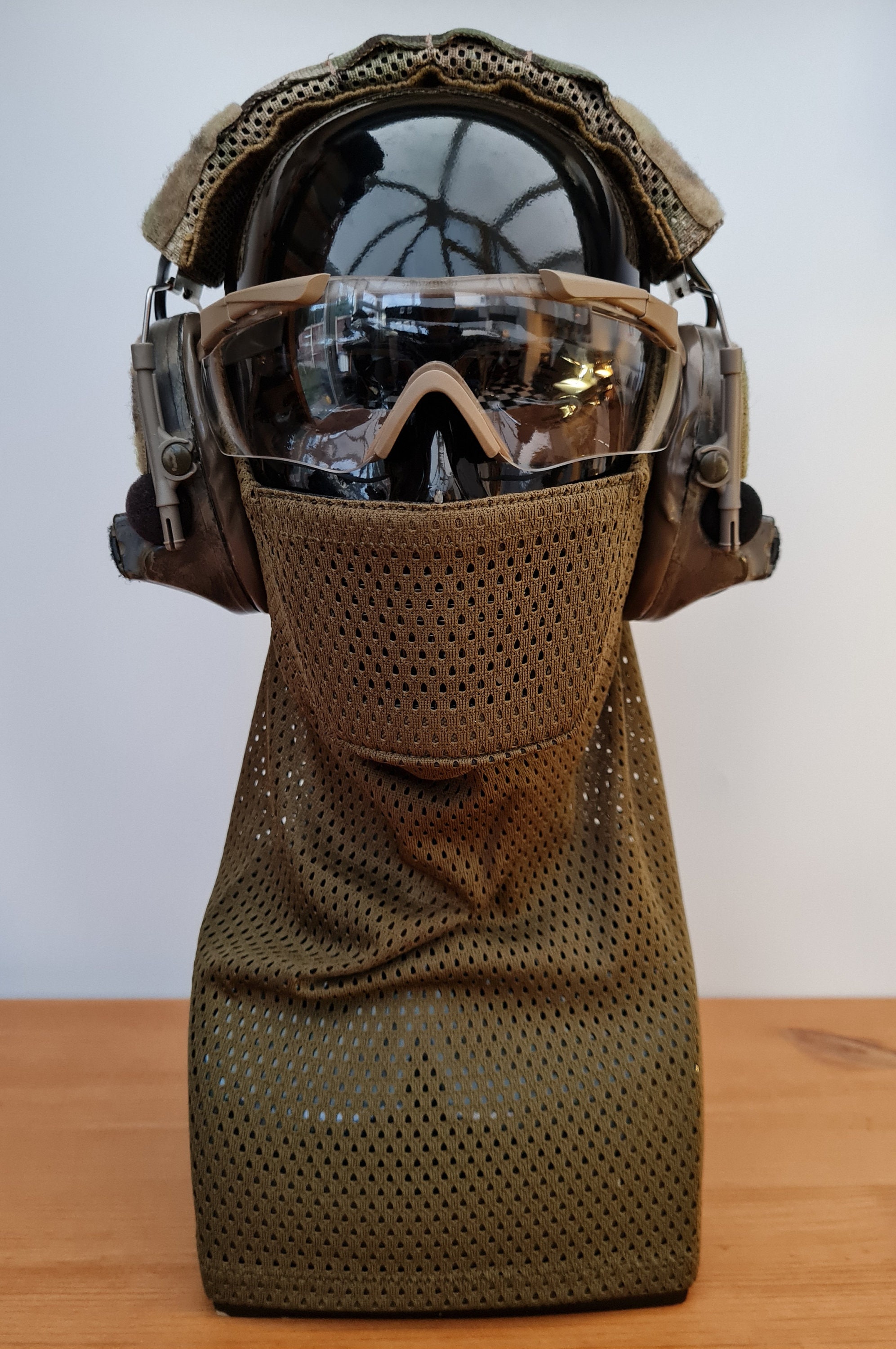 NINAT Máscara Airsoft Máscaras Tácticas Cara Completa con Lentes