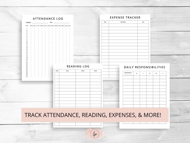Minimalist Homeschool Planner | Printable Charlotte Mason Style Loop ...
