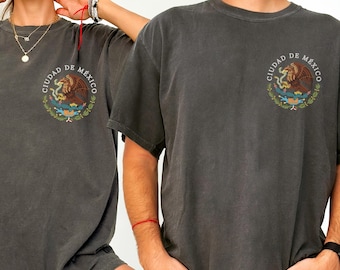 Mexicano Coat of Arms Shirt, Hispanic Heritage, Custom State Emblem, Mexicana Latina Tee, Mexican Gift, Michoacan, Jalisco, Guanajuato