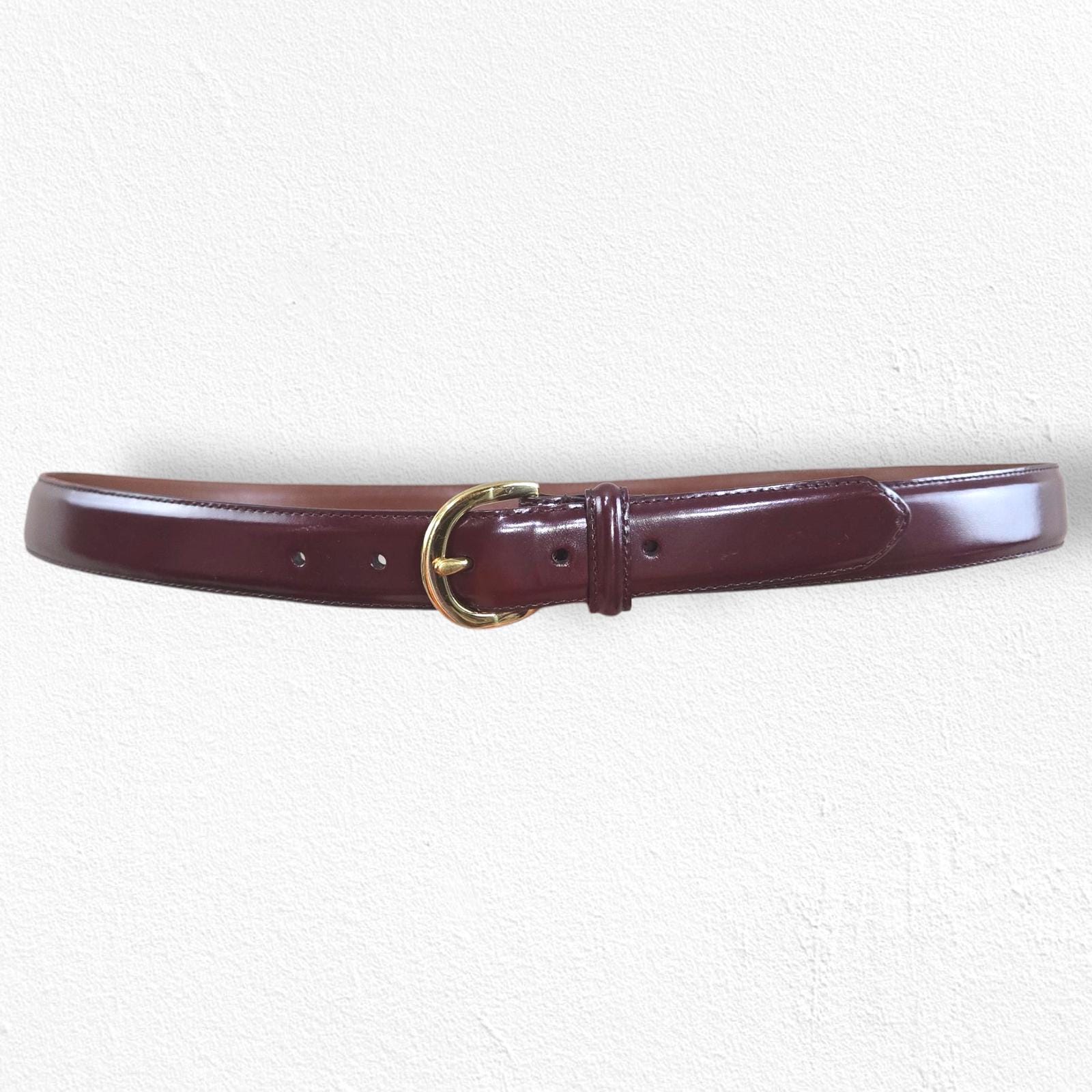 Coach Red Leather Belt - Etsy