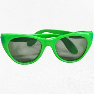 Neon Green Y2k Glasses - Etsy display picture 3