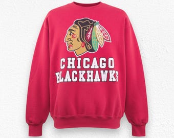 Vintage 1991 Chicago Blackhawks Sweatshirt Größe M