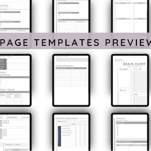 OneNote Planner voor werk, professionele OneNote-sjabloon, Onenote planner, werkplanner voor Windows, 2023-2024 Onenote planner-sjabloon afbeelding 6