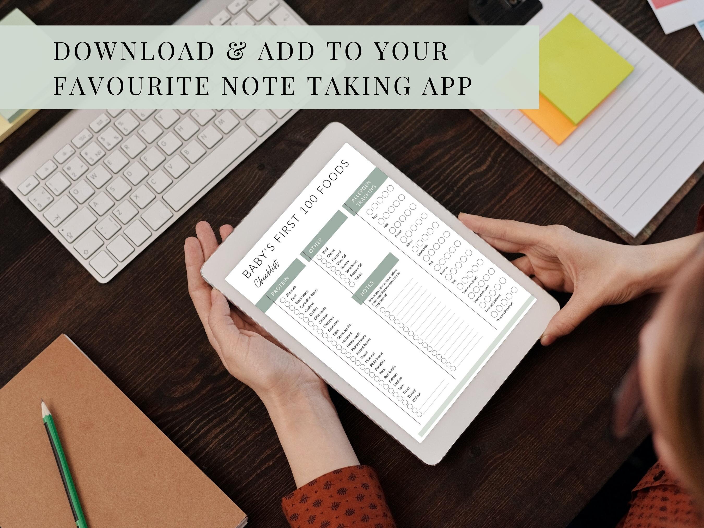 Baby First 100 Foods List | PRINTABLE Baby Led Weaning List | BLW Meal