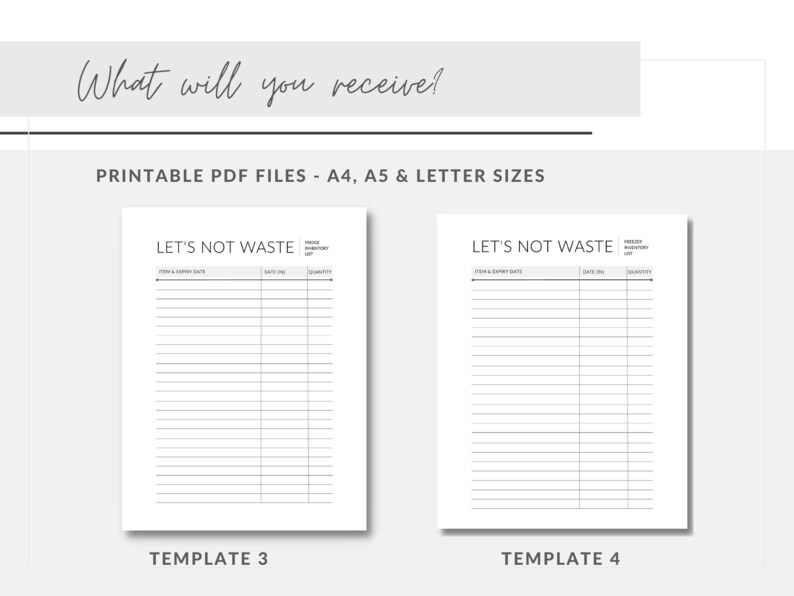 Freezer Inventory List Fridge Inventory List Food Inventory Tracker