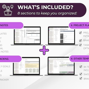 Bloc-notes TEAM OneNote, modèle OneNote professionnel, agenda Onenote ...