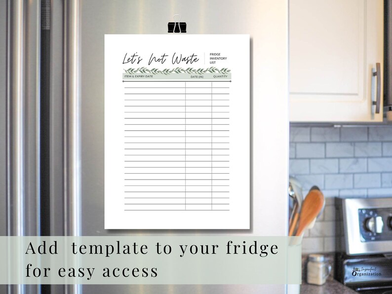 PRINTABLE Freezer Inventory Tracker | Fridge Inventory Tracker ...