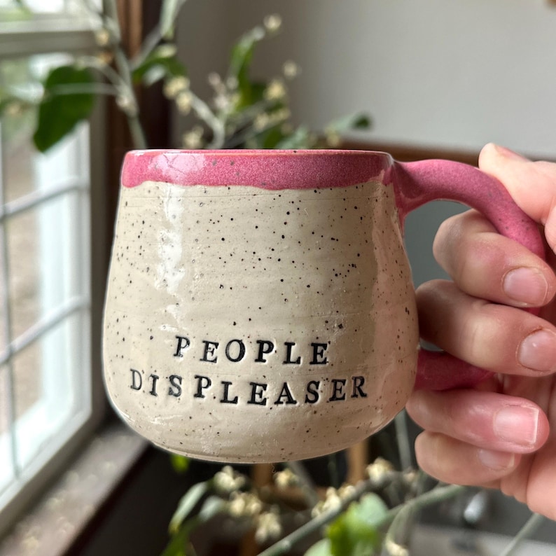 LittleEdenPottery People Displeaser Mug - Thumbnail 2
