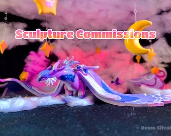 Custom sculptures | magic creatures | character figurine | fantasy animals | pet art | dragons