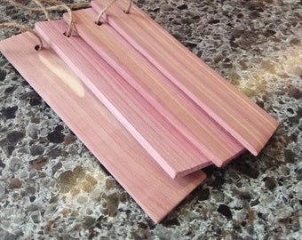 Natural Cedar air freshener, cedar closet hanger, natural cedar wood moth repellent, cedar car freshener, aromatic, red cedar wood