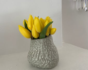 Handmade Ceramic Vase, Decor, Flower Vase, Stoneware