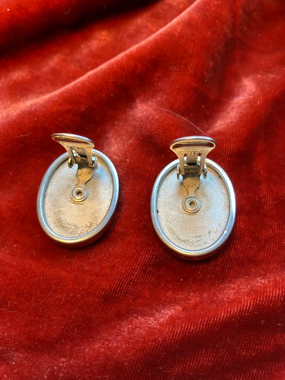 Mod Enameled Copper Panel Bracelet and Earrings - image 10