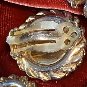 Schiaparelli Demi-Parure, Watermelon Headlight Necklace, Brooch & Earrings in Medium Vitrail image 4