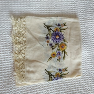 Oya Scarf, Traditional Craft, Woman Fashion, Vintage Yazma, 4 Side Frame, Tradital Turkish Oya Scarf, Oya Lace
