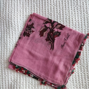 Oya Scarf, Traditional Craft, Woman Fashion, Vintage Yazma, 4 Side Frame, Tradital Turkish Oya Scarf, Oya Lace