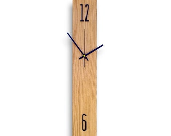 High Quality Wall Clock, Premiumwooden Wall Clock, Handmade, Modern, Silent Clock, Oakwood, Solid wood, Wall Clock With Numbers