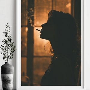 Woman in Smoke