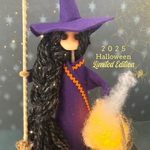 Whimsical 10&quot; Kitchen Witch*** HALLOWEEN LIMITED EDITION 2025 ***  kitchen witch, bruja, whimsical kitchen decor, witch doll, witchy decor