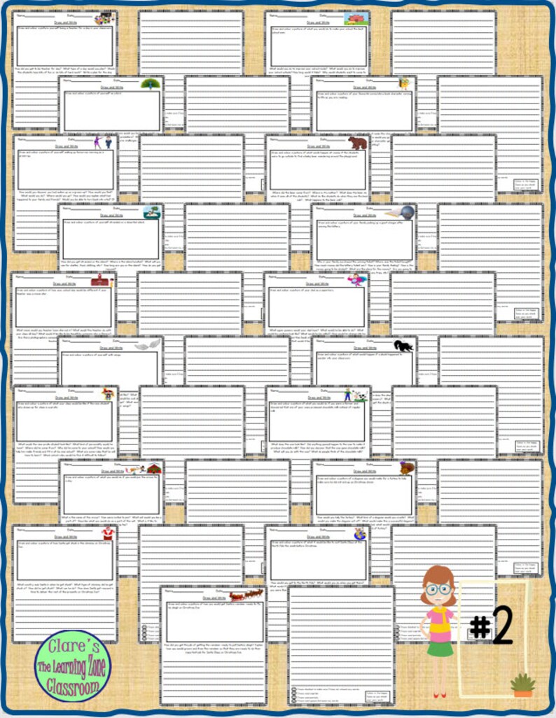 Draw Then Write 2 - Daily Writing Activities for Elementary Students ...