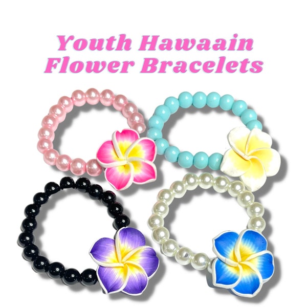 Hawaiian Flower Bracelet- Pick Your Colors