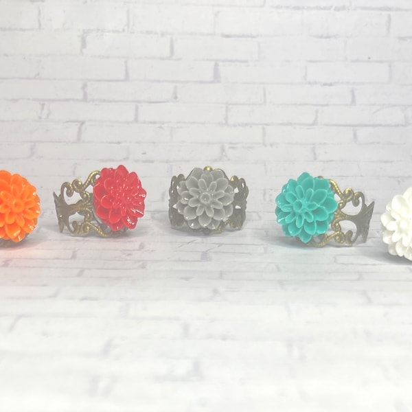 Chrysanthemum Ring COLOR CHOICES