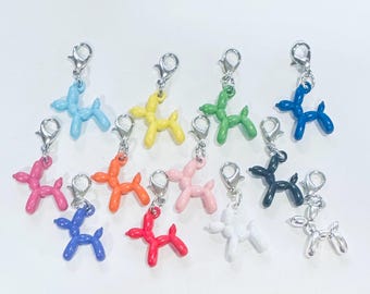 Balloon Dog Clip-On Charm | Playful Purse, Keychain Charm