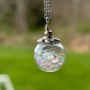 Bubble Orb Necklace- fairycore- magical necklace- unique gift