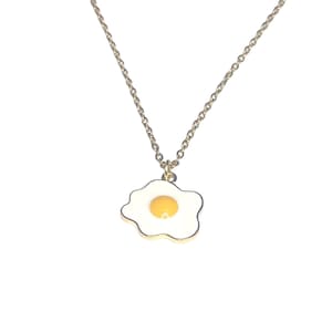 Fried Egg Charm Necklace