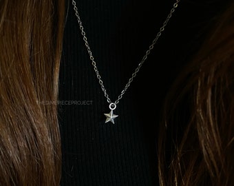 Stainless Steel Star Pendant Necklace