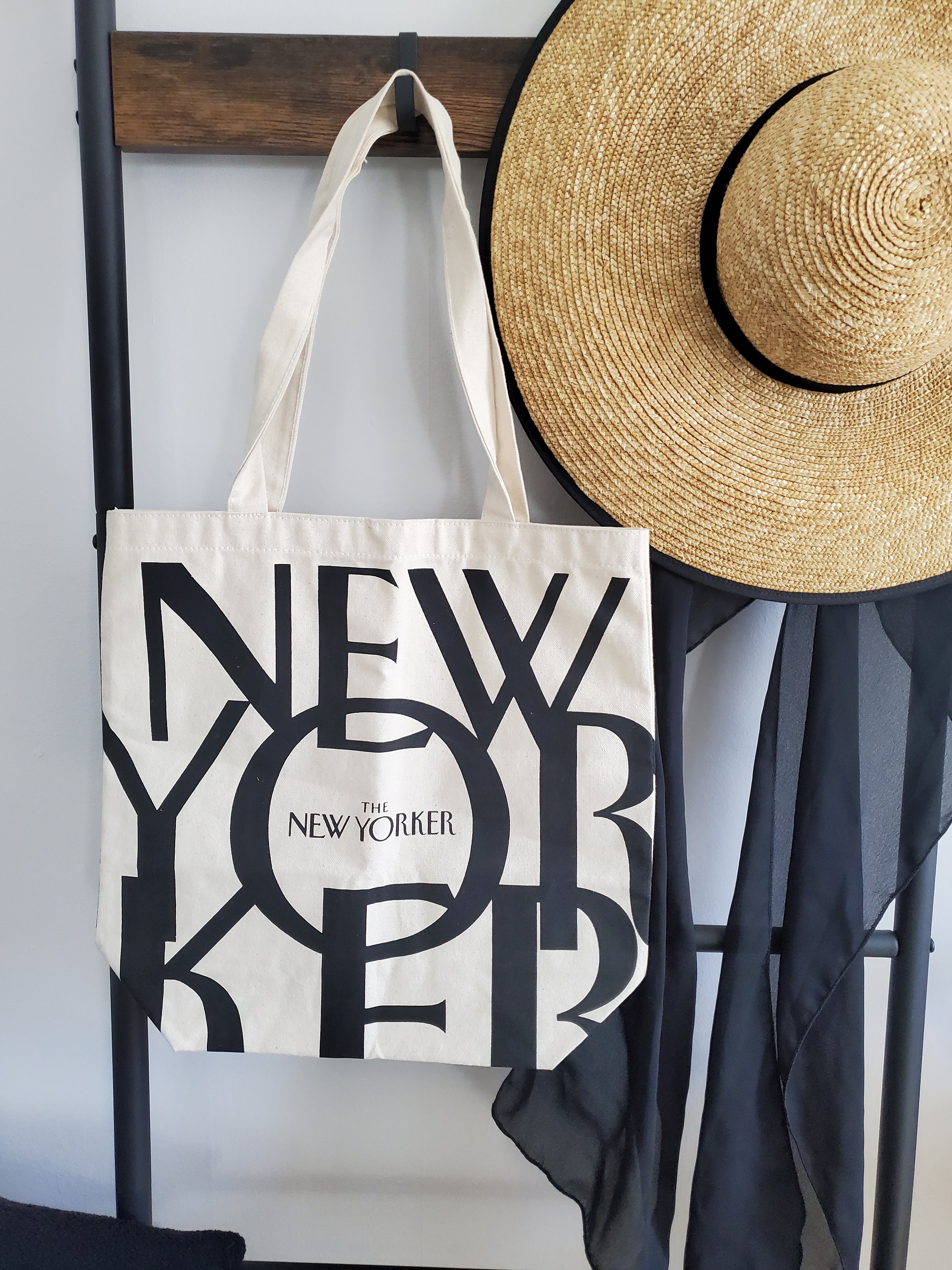  New Yorker tote bag, New Yorker magazine bag, New