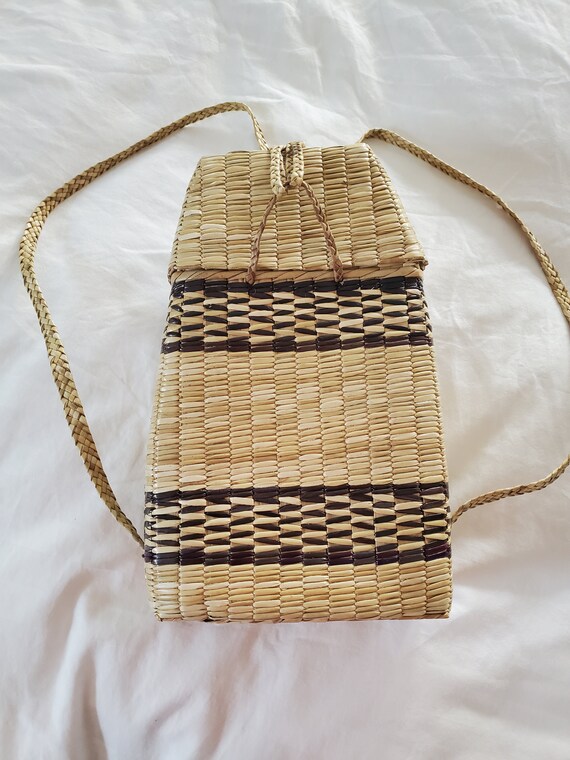 VTG Rattan Wicker Hand Woven #Desert #Bohemian #T… - image 6