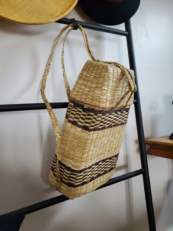 VTG Rattan Wicker Hand Woven #Desert #Bohemian #T… - image 2