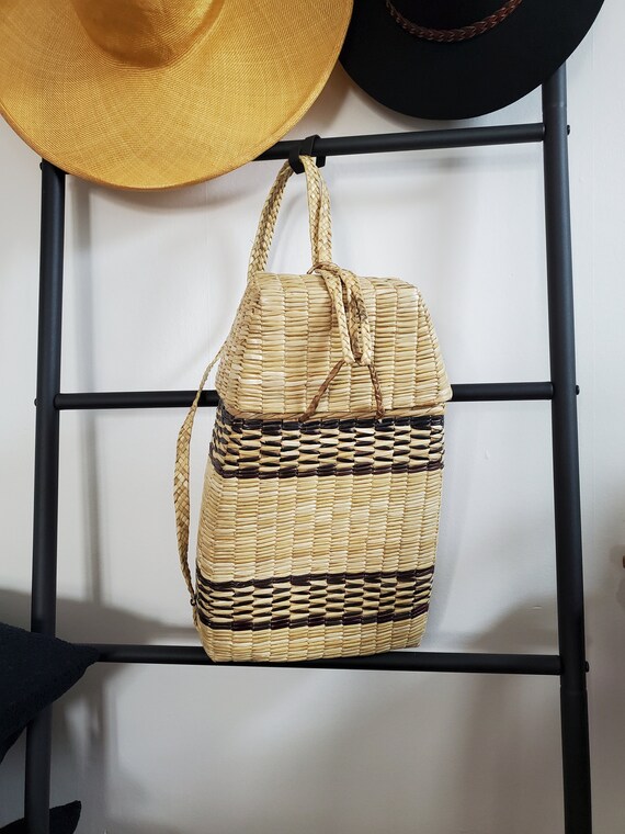 VTG Rattan Wicker Hand Woven #Desert #Bohemian #T… - image 3