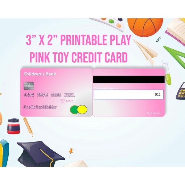 Fake Credit Card - Etsy