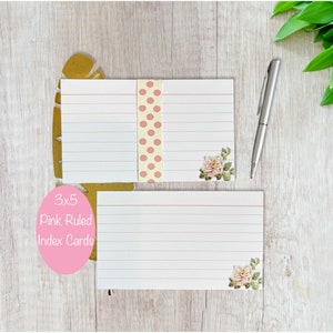 Printable 3x5 Index Card. Printable Note Cards. Printable Index