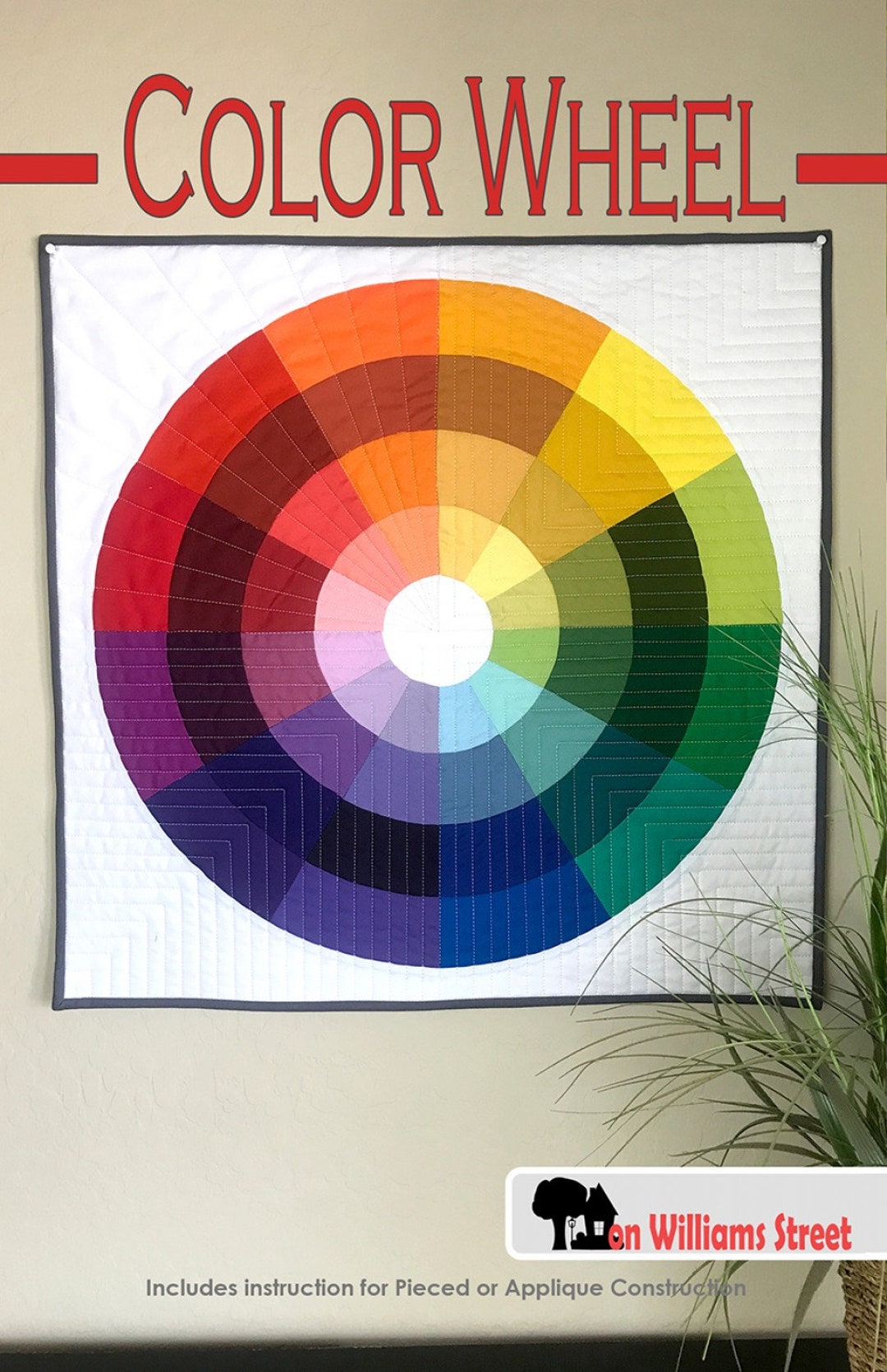 Patterned Color Wheel Color Wheel Quilt Pattern - Etsy
