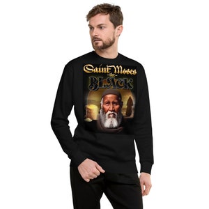 Santo Mártir San Moisés El Negro de Egipto Sudadera