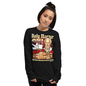 Holy Hieromartyr Saint James the Just: First Bishop of Jerusalem & Brother of Our Lord Long Sleeve Shirt
