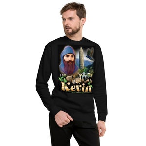 Holy Hermit Saint Kevin of Glendalough Sweatshirt