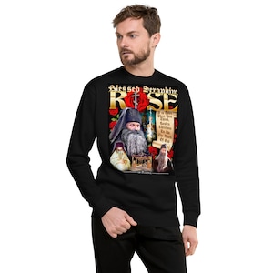 Blessed Heiromonk Saint Seraphim Rose of Platina Sweatshirt