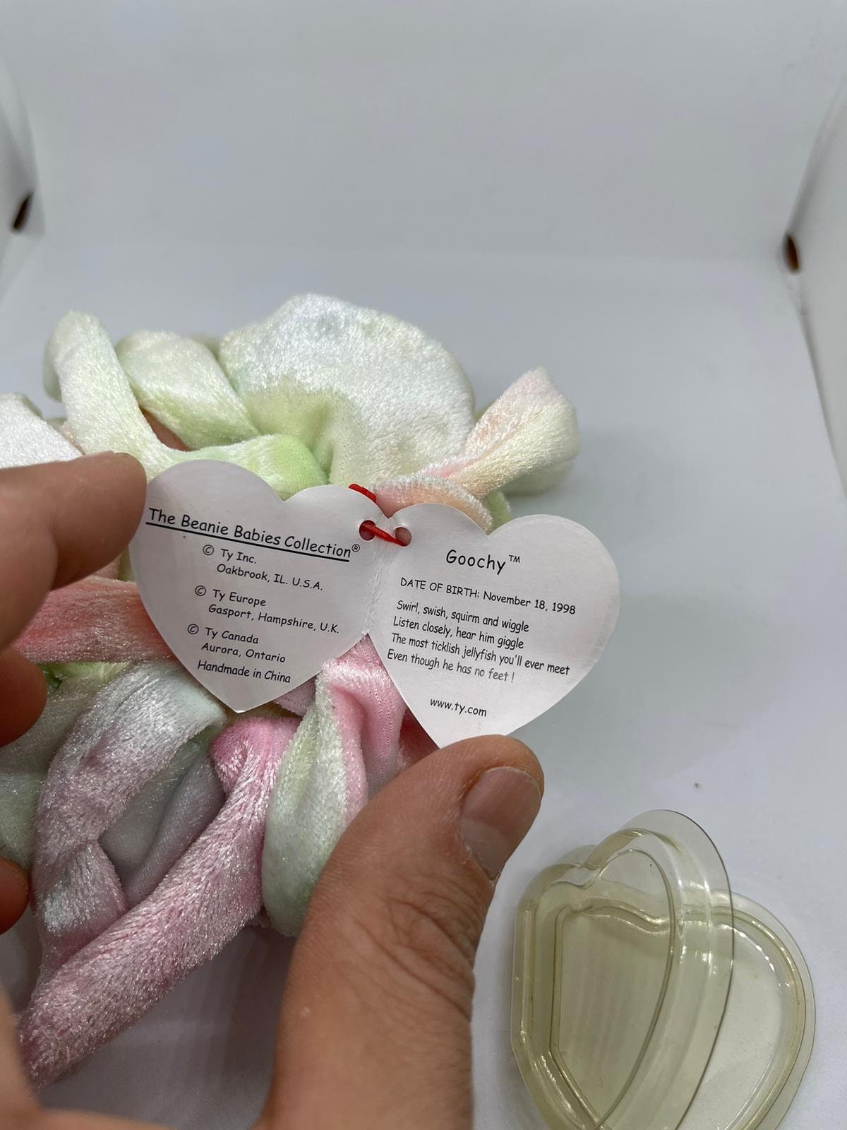 Goochy the Jellyfish TY Beanie Baby Rare Collectible TAG Errors - Etsy
