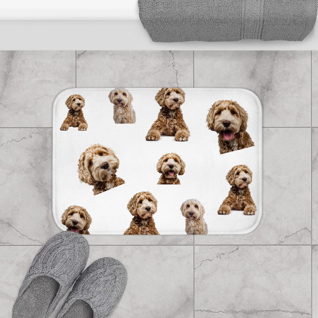 Doodle Bath Mat Dog Bath Mat Dog Lover Dog Mom Gift Dog Dad Etsy
