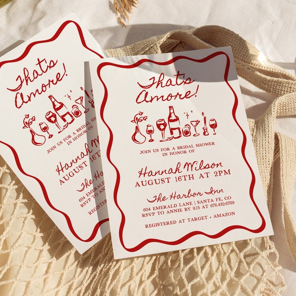 Bridal shower games thats amore etsy